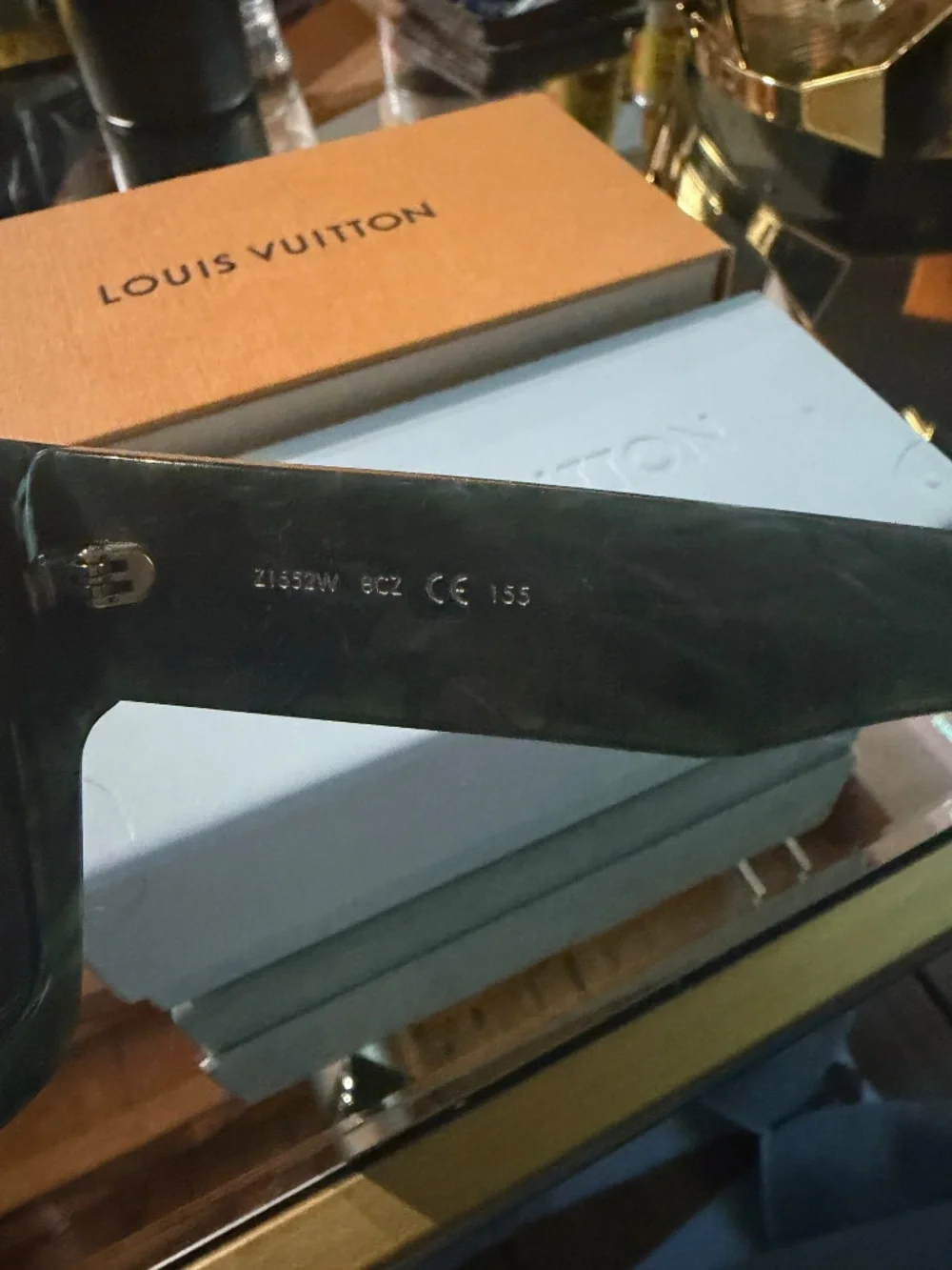 Marbled Louis Vuitton Cyclone Sunglasses